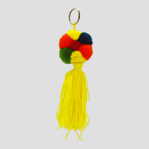 Yellow Flower, Red, Green, Black